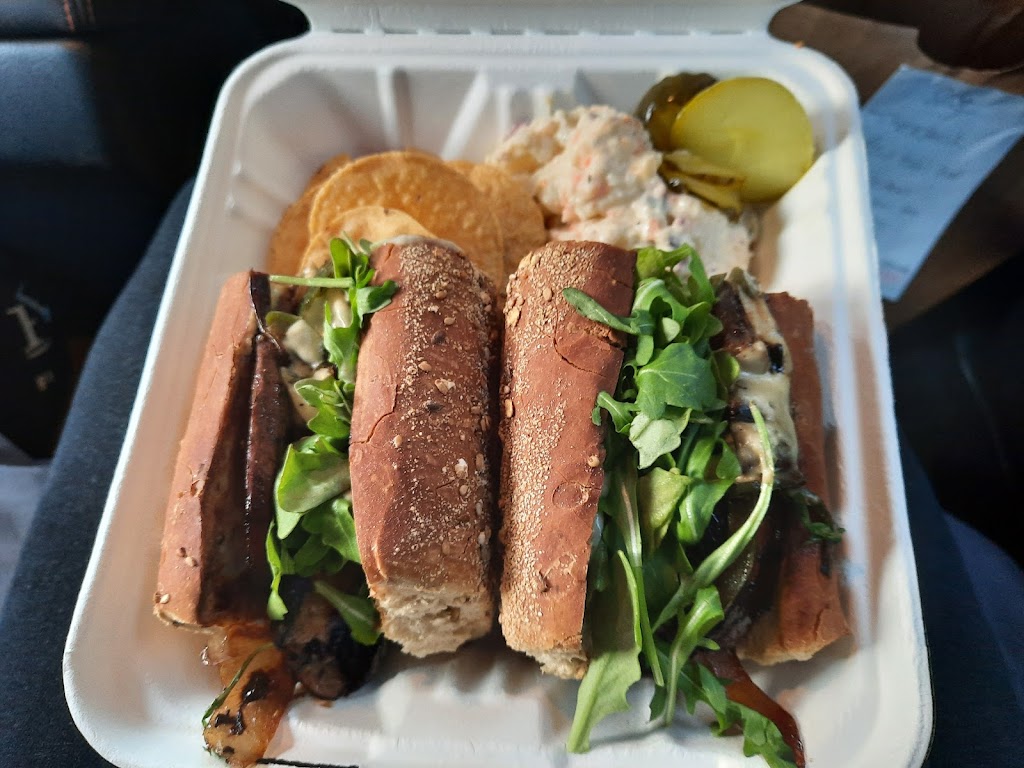 Natures Plate Vegan Seitan Rueben Sandwich